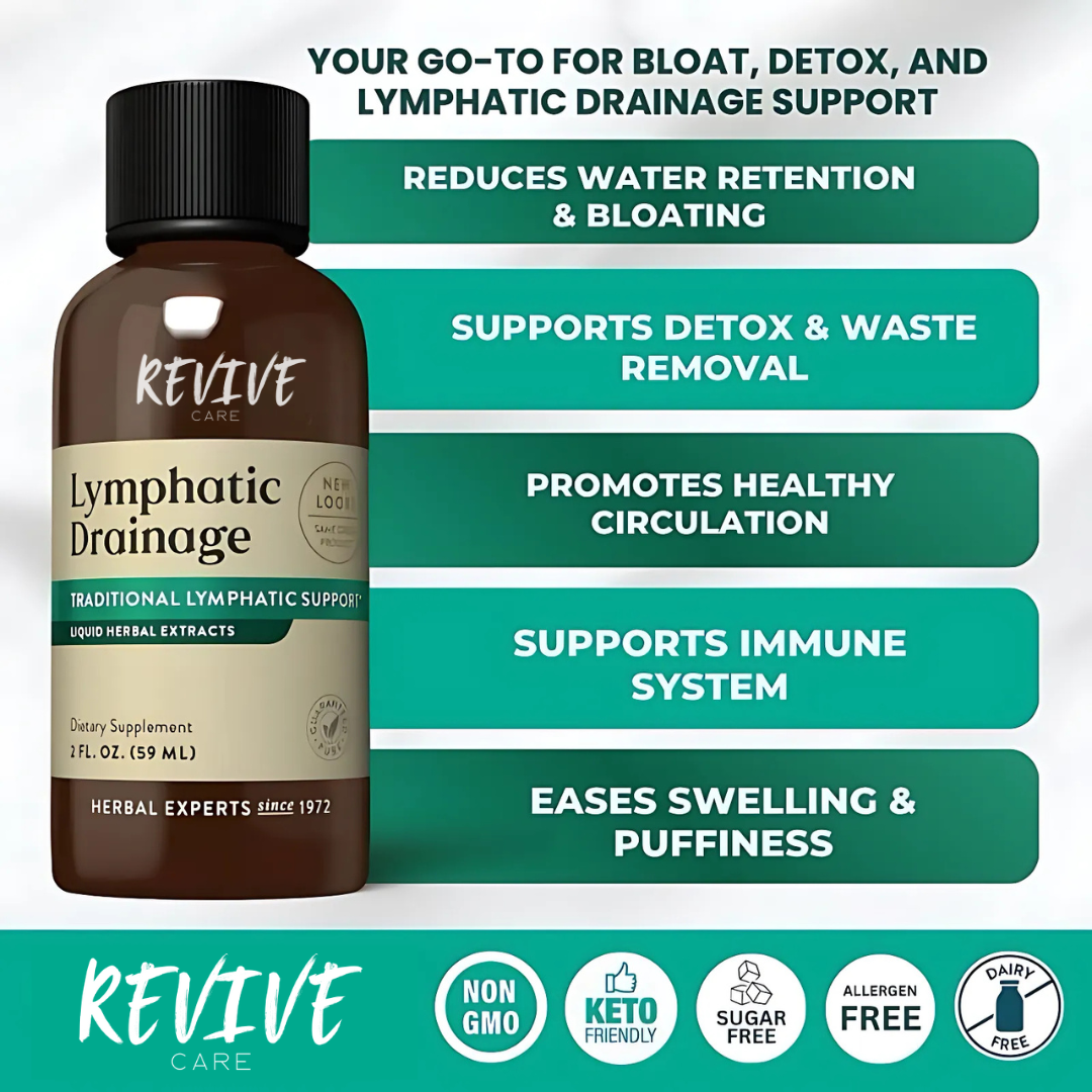 Lymphatic Drainage with Liquid Herbal Extracts