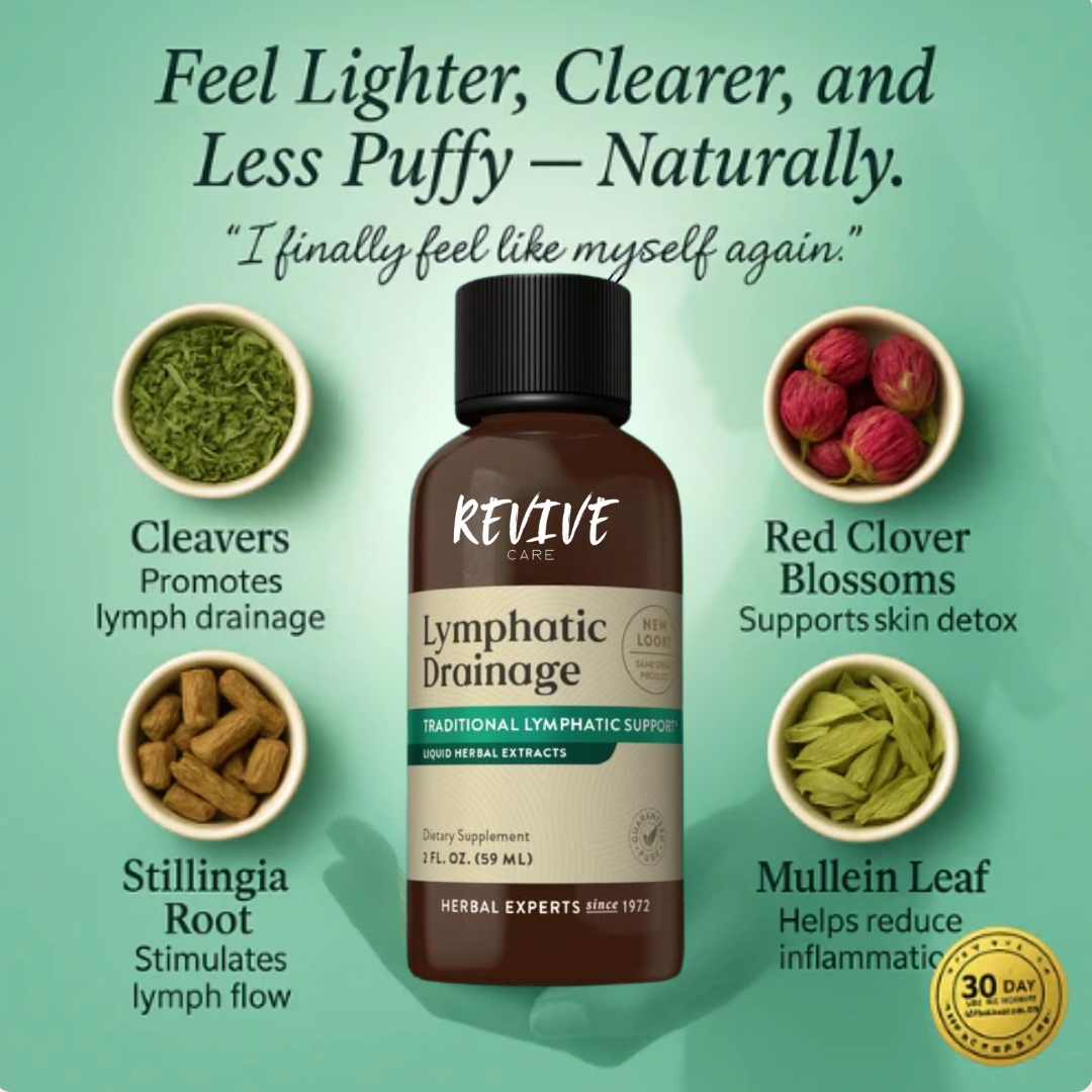 Lymphatic Drainage with Liquid Herbal Extracts