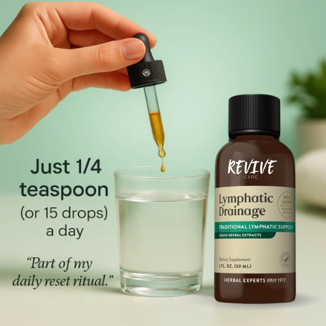 Lymphatic Drainage with Liquid Herbal Extracts