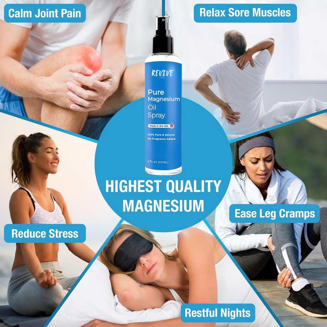 Revive Pure Magnesium Spray – Deep Joint Relief