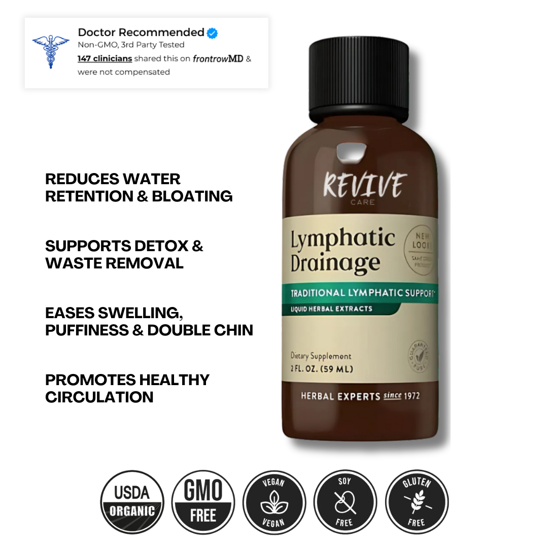Lymphatic Drainage with Liquid Herbal Extracts