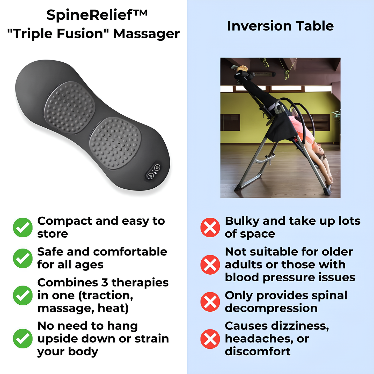 SpineRelief™ - Spinal Decompression & Spasm Recovery Device