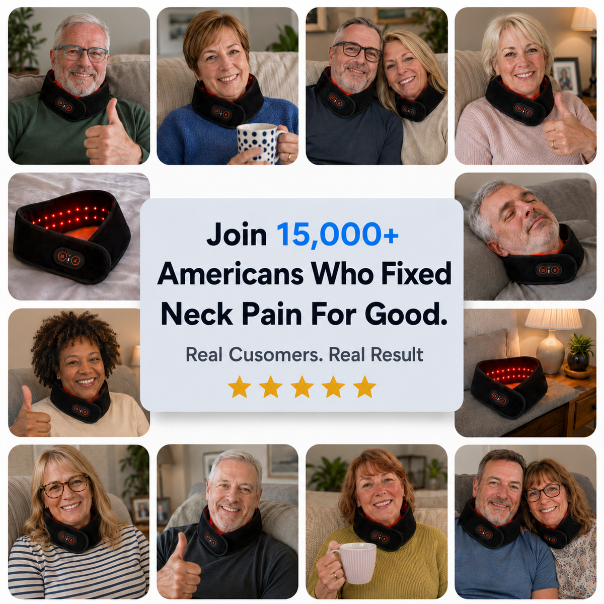 Join 15,000+ Americans who fixed neck pain for good