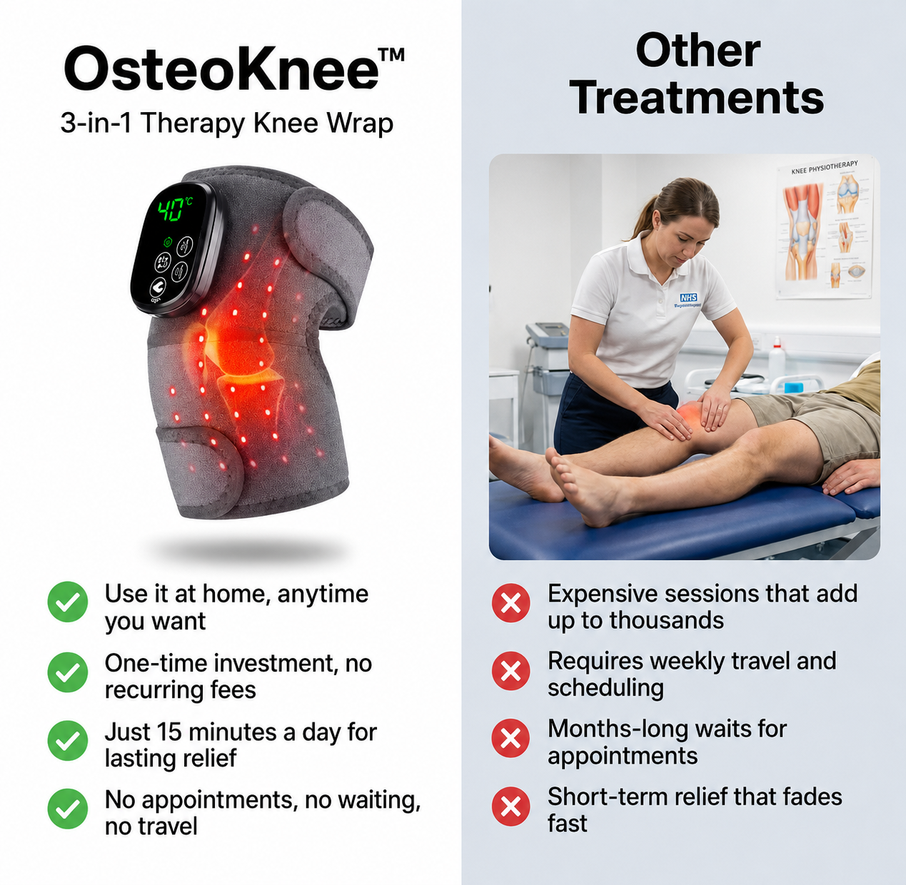 OsteoKnee - Red Light Therapy device