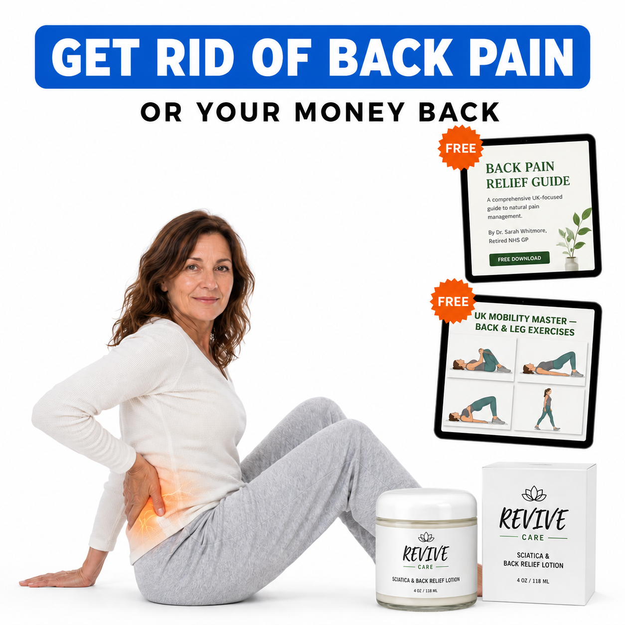 Revive Sciatica & Back Relief Lotion