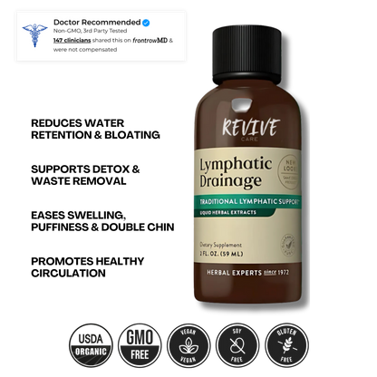 Lymphatic Drainage with Liquid Herbal Extracts